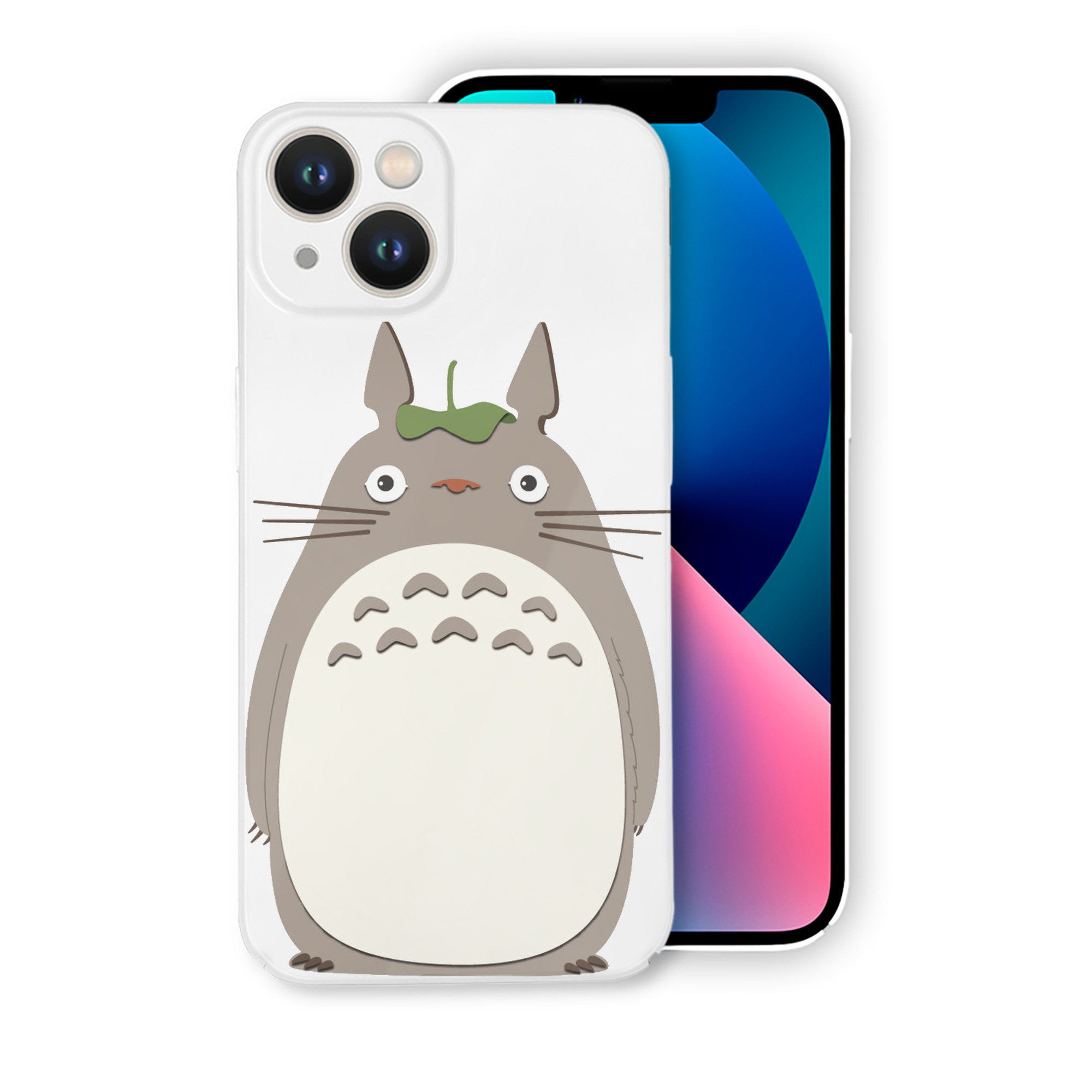 （画像用） となりのトトロ 草壁メイ 草壁サツキ My Neighbor Totoro Satsuki Kusakabe Mei Kusakabe 【iPhone 14シリーズ対応】ハードケース